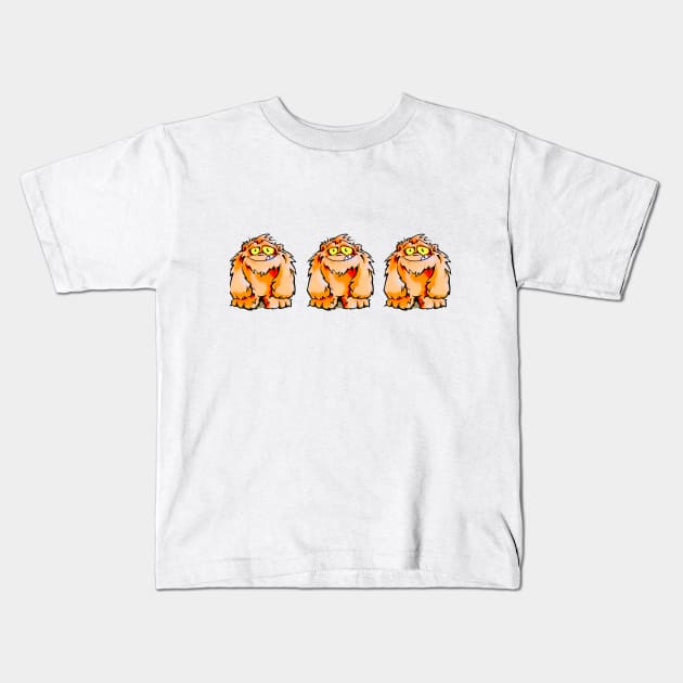 Yeti Kids T-Shirt by longford